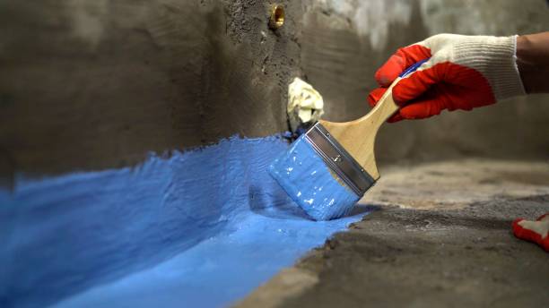 Commercial Waterproofing project at a Carthage, IN business property by SJ Waterproofing Pros